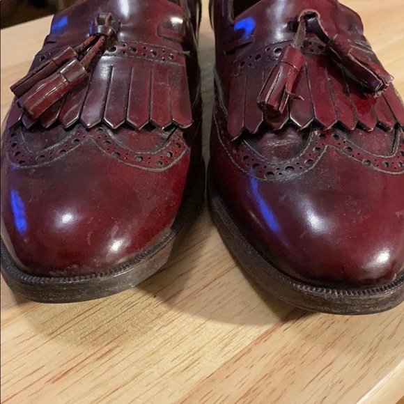 Men’s vintage Mario Bruni Sz 9 wine color main image 4